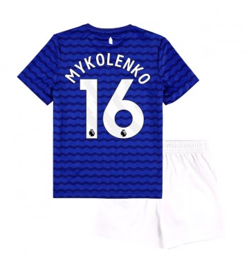 Everton Vitaliy Mykolenko #16 Replika Babytøj Hjemmebanesæt Børn 2025-26 Kortærmet (+ Korte bukser)
